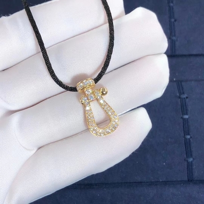 Force 10 Pendant Hot Selling 18k Gold Necklace Fashion Fine Natural Stone Diamond Gold Pendant Necklace