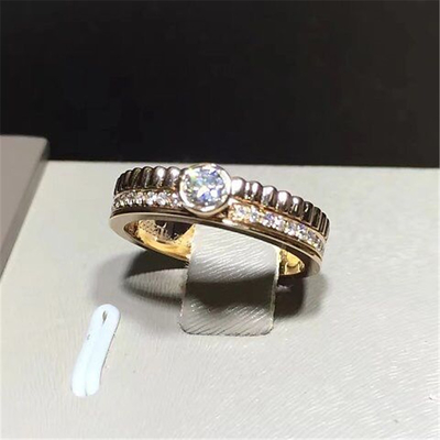  diamonds ring 18kt  gold  with yellow gold or white gold(1)