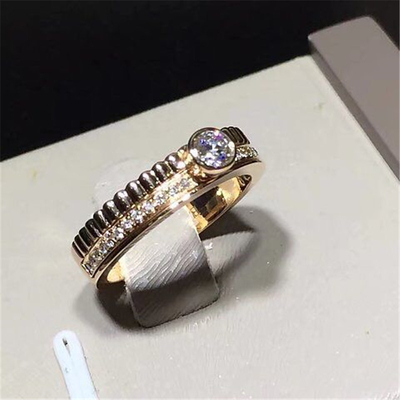  diamonds ring 18kt  gold  with yellow gold or white gold(1)