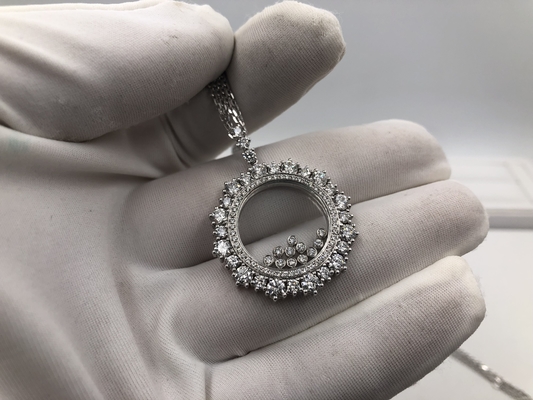 Chopard diamonds of love bracelet 18kt gold with yellow gold or white gold