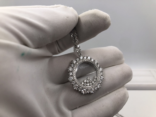 Chopard diamonds of love bracelet 18kt gold with yellow gold or white gold