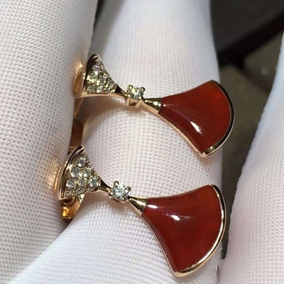   brand jewelry DIVA earring in 18 kt gold 18k gold jewelry