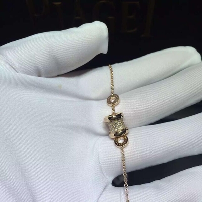   brand  jewelry   diamonds bracelet in 18 kt pink gold  Also available in white and yellow gold