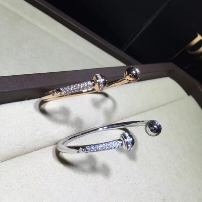Piaget brand jewelry diamonds bracelet  18kt  gold  with white gold or yellow gold