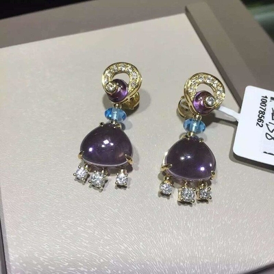   brand jewelry earring in 18 kt gold 18k gold jewelry
