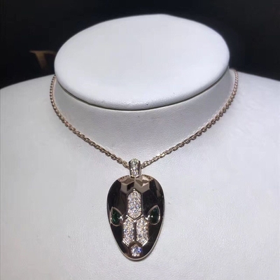  brand  serprntine diamonds necklace 18kt gold