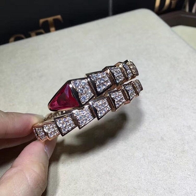   brand  jewelry  bracelet in 18 kt pink gold with diamonds Also available in white and yellow gold