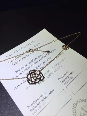 Piaget Rose necklace brand  jewelry diamonds necklace 18kt gold