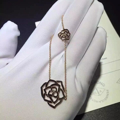 Piaget Rose necklace brand  jewelry diamonds necklace 18kt gold
