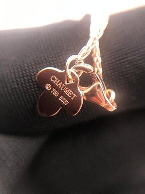 CHSUMET  brand jewelry necklace  18kt gold
