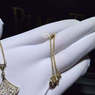   DIVA  brand jewelry gold  necklace 18kt gold  with white gold or  yellow gold or  pink(rose)gold