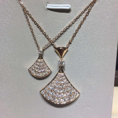   DIVA  brand jewelry gold  necklace 18kt gold  with white gold or  yellow gold or  pink(rose)gold
