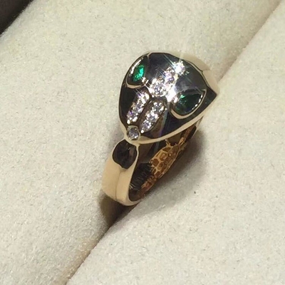  brand jewelry gold ring with diamond ring 18kt  gold  with white gold or yellow gold