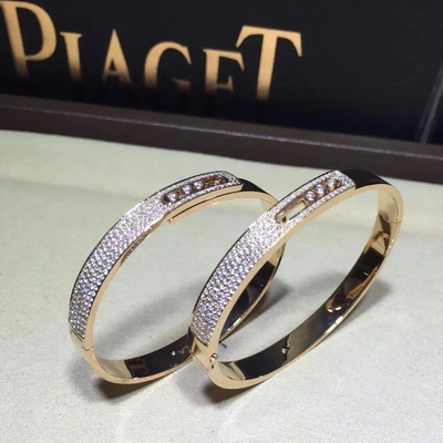  18K Gold Bracele   3 Diamond