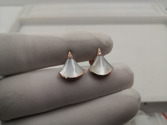  brand jewelry earring  DIVA earring in 18 kt gold white gold