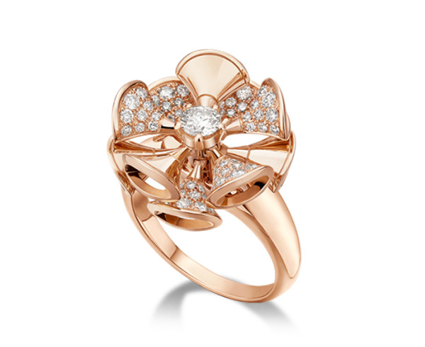 Designer Inspired Gold Diamond Ring  DIVA Dream Rings -350742
