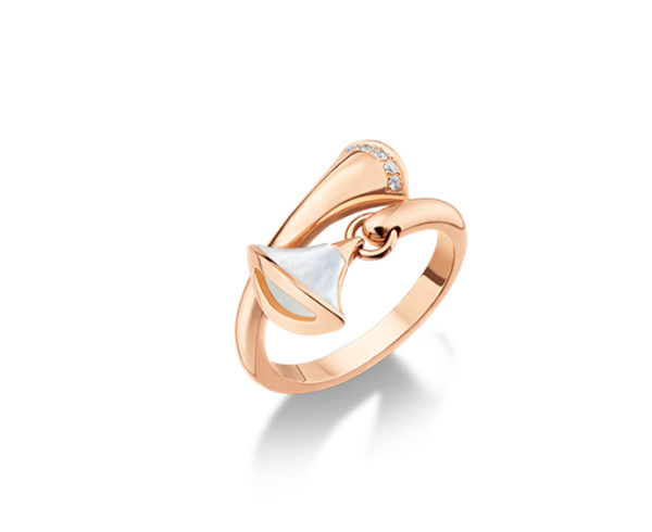 China Jewelry Factory Diamond Ring Brand Design  DIVA 18K Gold Rings -350830