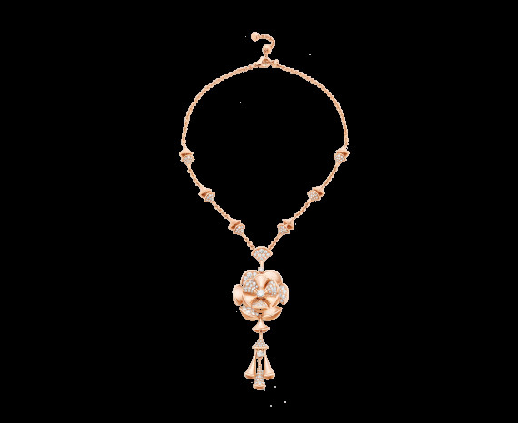   DIVAS’ DREAM 18 kt pink gold diamond necklace. 38-45 cm long. Ref. 348361 CL856457