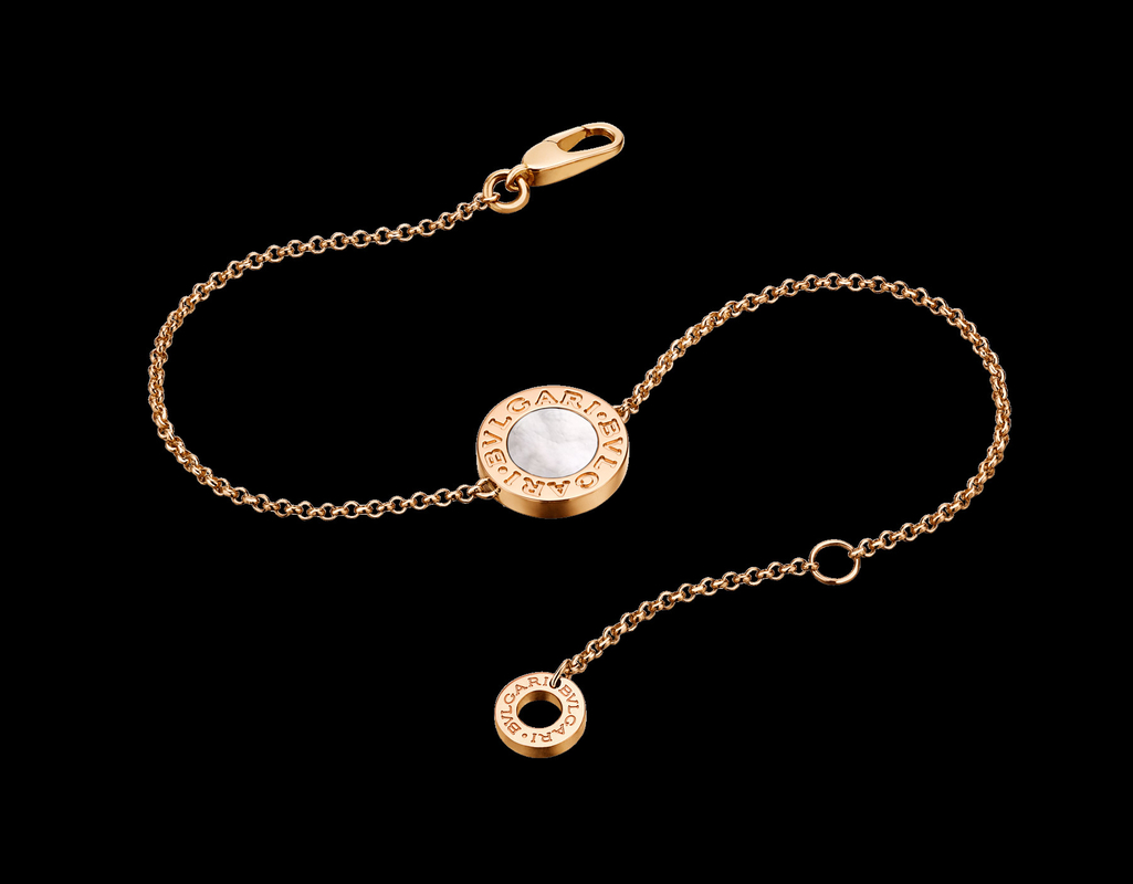   bracelet in 18 kt pink gold with mother of pearl factory wholesale