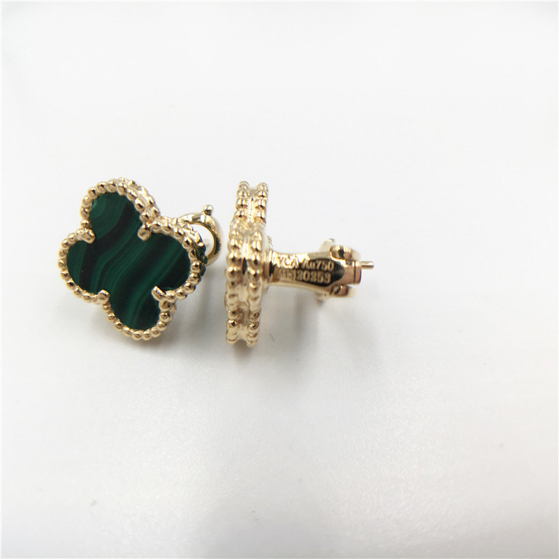 Van  & Arpels Vintage Alhambra earrings in 18K yellow gold from china jewelry factory