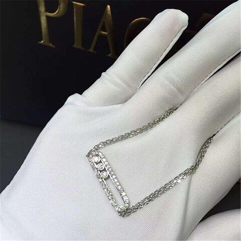  diamonds necklace 18kt  gold  with yellow gold or white gold or  pink gold