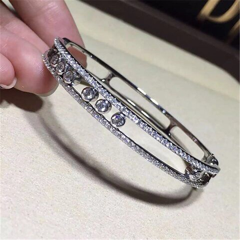  seven diamonds bracelet 18kt  gold   with yellow gold or white gold
