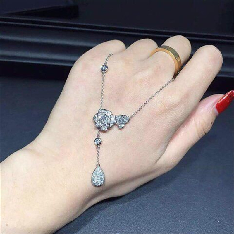 Piaget full diamonds necklace of 18kt gold  with white gold