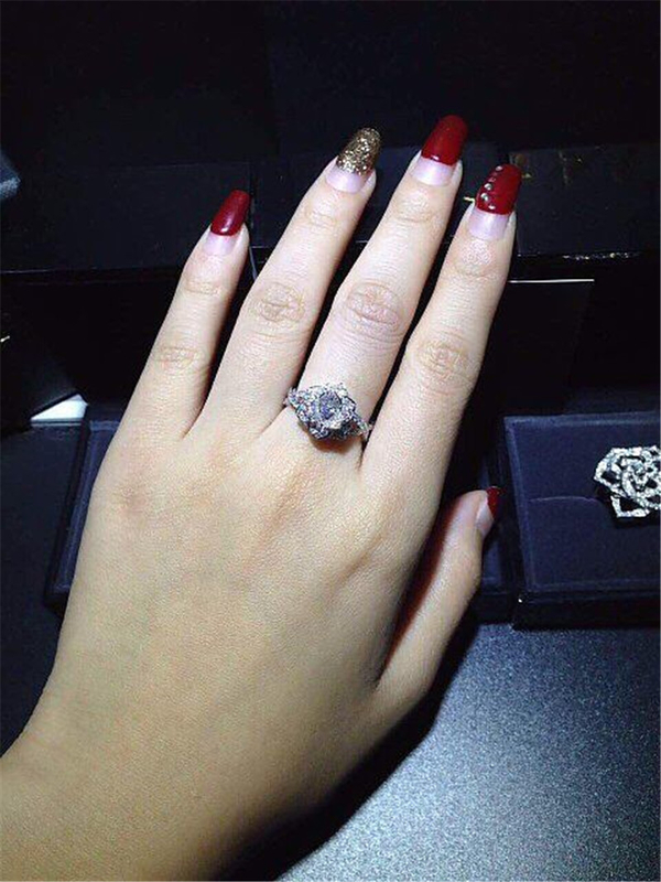Piaget  full diamonds rose ring 18kt gold  with white gold or yellow gold