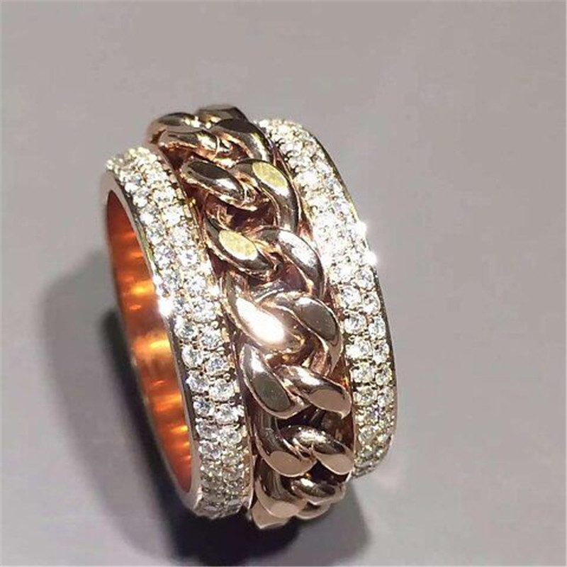 Piaget  diamonds of rotating ring 18kt gold  with yellow gold or white gold