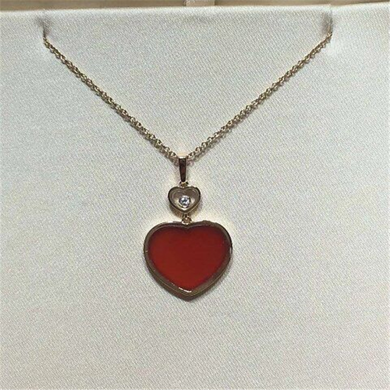 Chopard  diamonds of  love  necklace 18kt gold  with yellow gold or white gold
