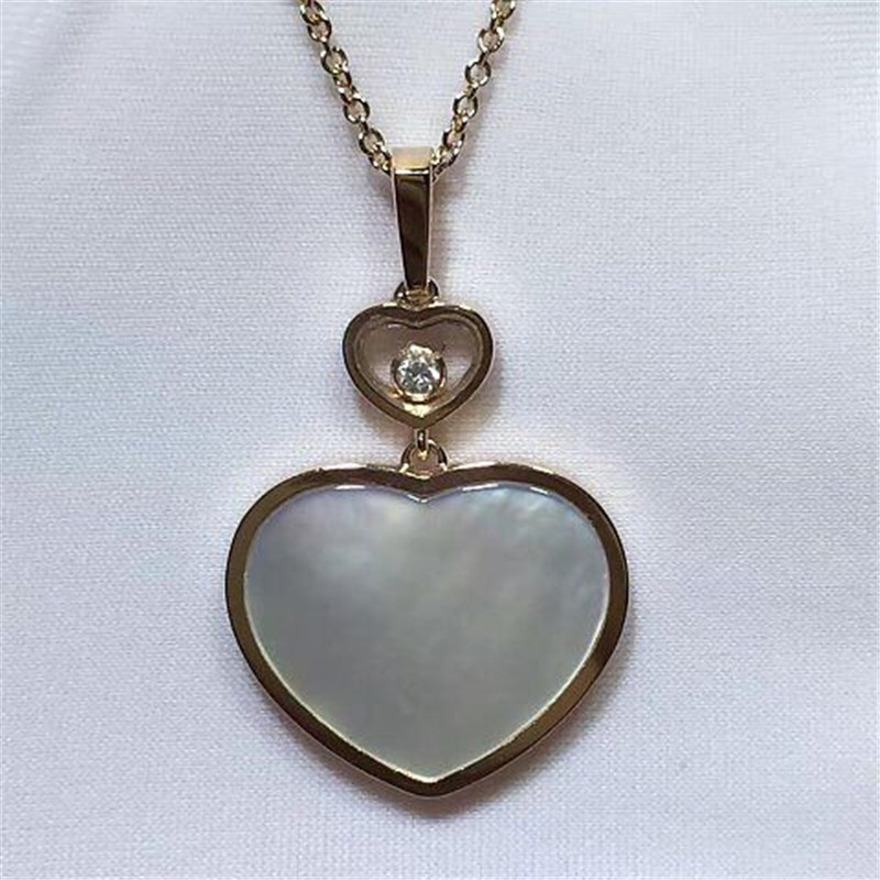 Chopard  diamonds of  love  necklace 18kt gold  with yellow gold or white gold