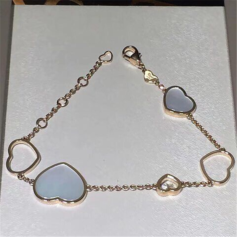 Chopard  diamonds of love bracelet 18kt gold  with yellow gold or white gold