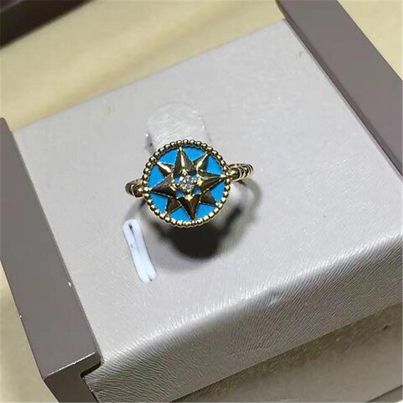  diamonds of star disk ring 18kt gold  with yellow gold or white gold