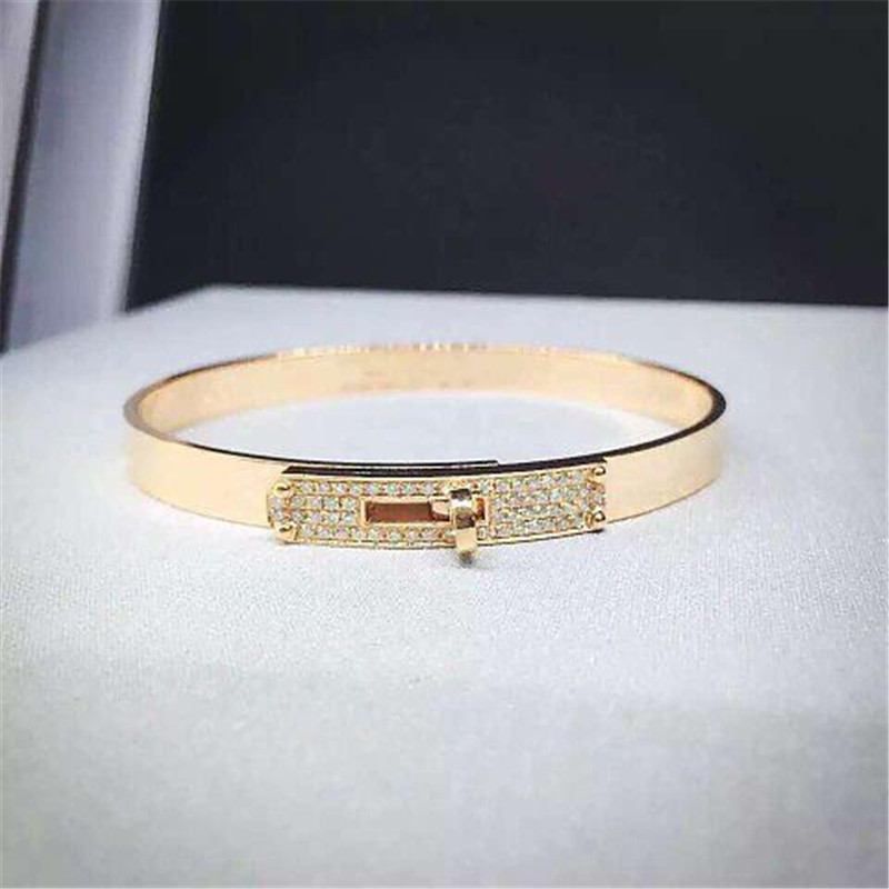  diamonds of kelly  bracelet 18kt gold  with white gold or yellow gold