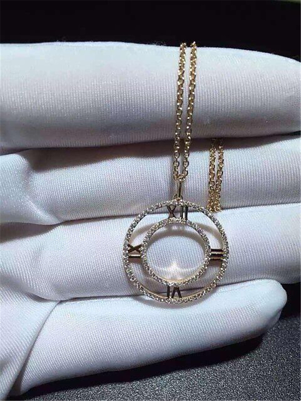   diamonds  necklace of 18kt gold  with yellow gold or white gold or pink gold