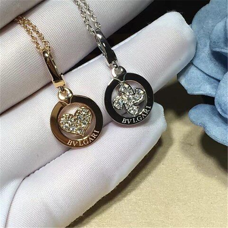   classic diamonds  gold  necklace 18kt gold  with white gold or  yellow gold or  pink(rose)gold