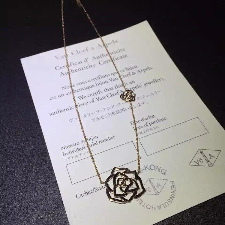 Piaget Rose necklace brand  jewelry diamonds necklace 18kt gold